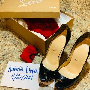 Christian Louboutin lady peep 140 kid size 36